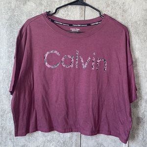 Calvin Klein cropped shirt size M NWT